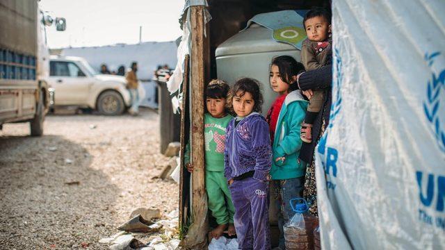 Lübnan'da Suriyeli mülteci çocuklar