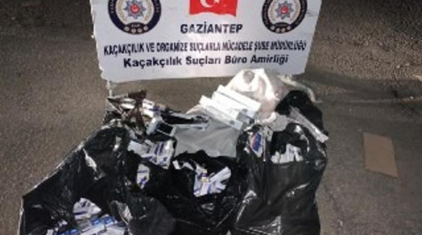 Gaziantep&rsquo;te 970 paket ka&ccedil;ak sigara ele ge&ccedil;irildi