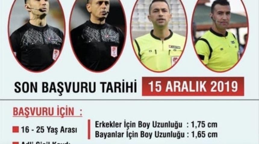 Futbol aday hakem kursu açılıyor