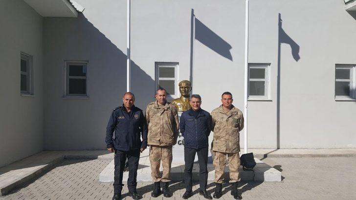 Kaymakam Özkan’dan güvenlik güçlerine ziyaret G4