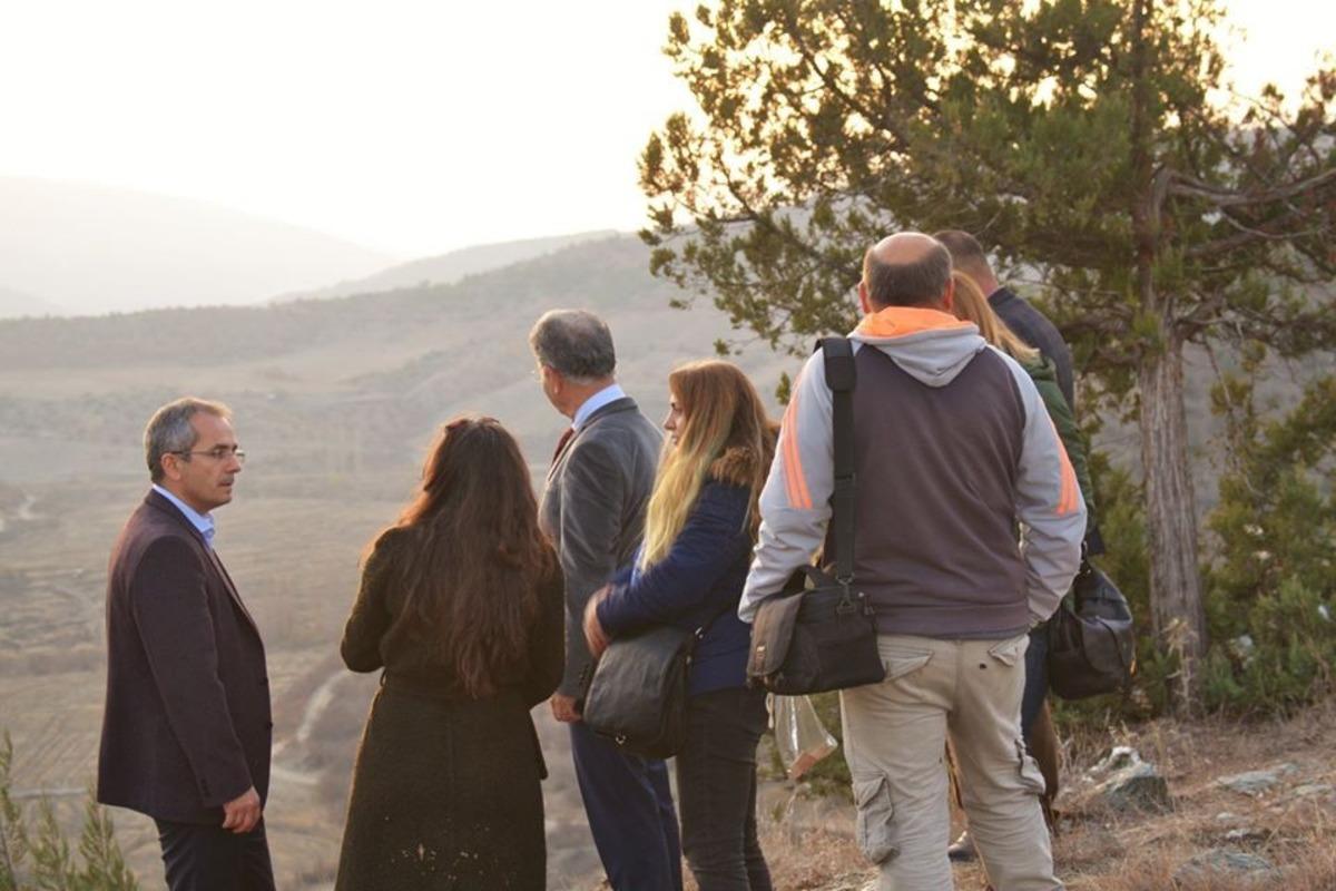 Tosya Gavur Kayalıklarında Bilirkişi incelemesi yapıldı