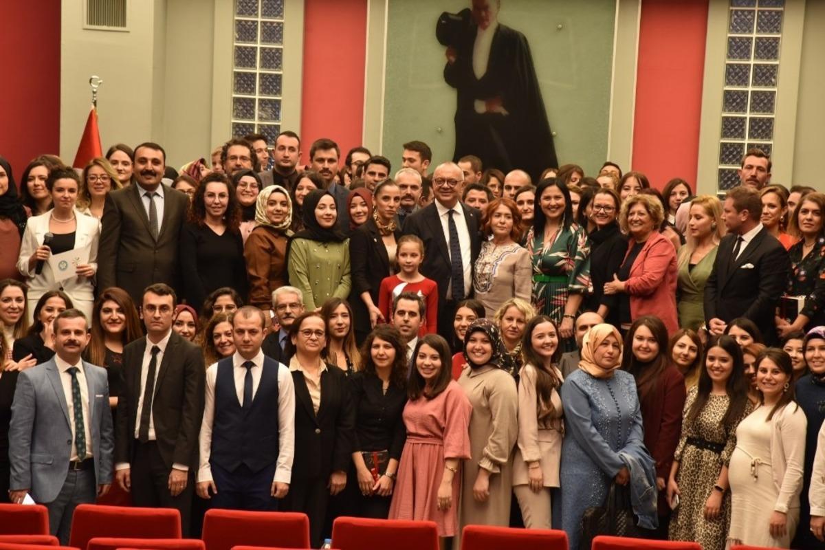 Başkan Erg&uuml;n, eğitimin neferlerini unutmadı