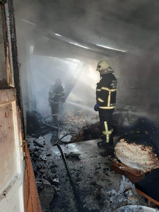 Ulaş’ta tandır evi yangını