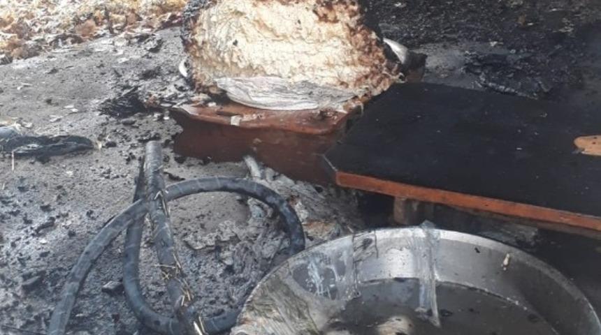 Ulaş&rsquo;ta tandır evi yangını