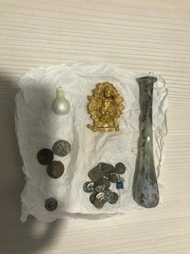 Kayseri'de Roma dönemi tarihi eserler ele geçirildi G5