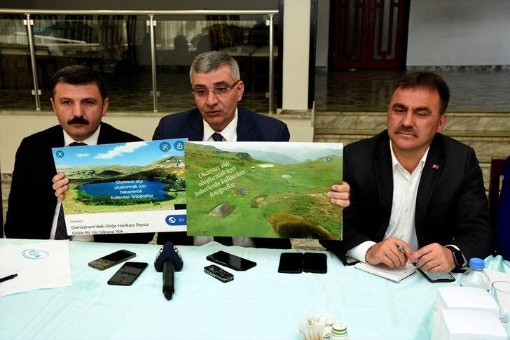 Gümüşhane'deki "Dipsiz Göl"de define aranması G4