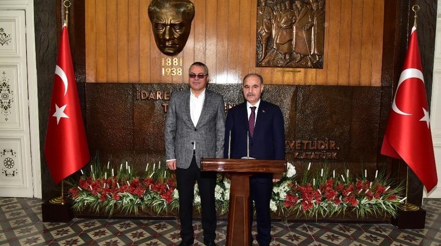 Vali Deniz, Emniyet Genel Müdürü Aktaş’ı ağırladı