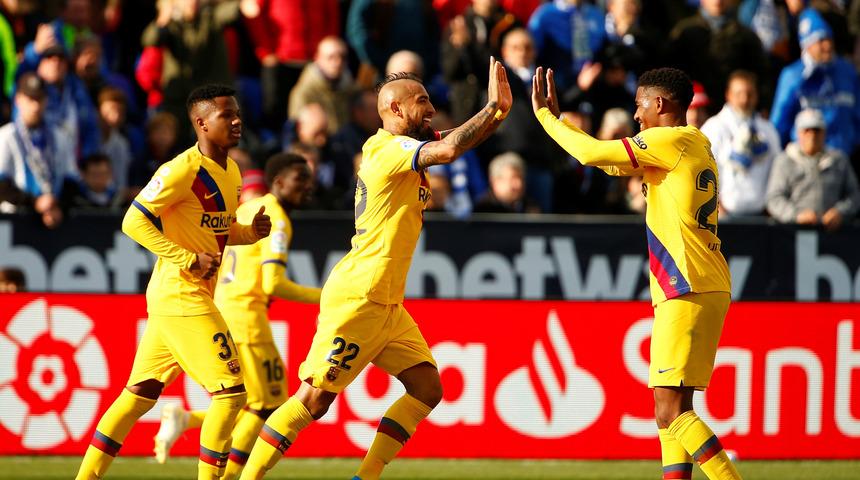 Leganes 1 - 2 Barcelona