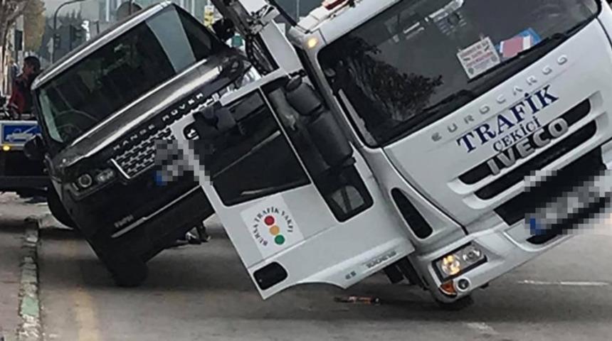 İlginç görüntü! Gören bir daha baktı