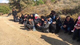 Çanakkale'de 46 düzensiz göçmen yakalandı