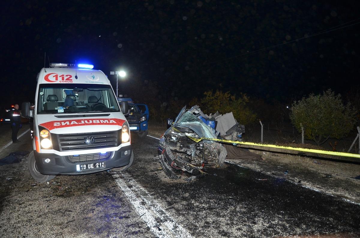 &Ccedil;orum'daki trafik kazası