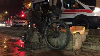 Dünya turuna çıkan bisikletli turisti Edirne'de taşladılar!