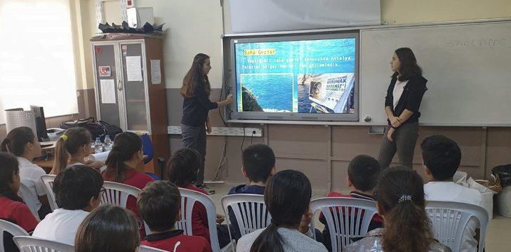 Akdeniz foku okullarda anlatılıyor G3