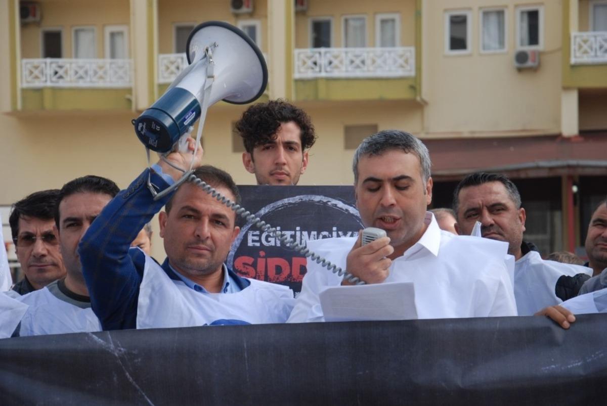 Eğitim Bir Sen Şube Başkanı &Ccedil;oban: "Şiddeti &ouml;nleyen akt&ouml;r değil şiddetin mağduruyuz"