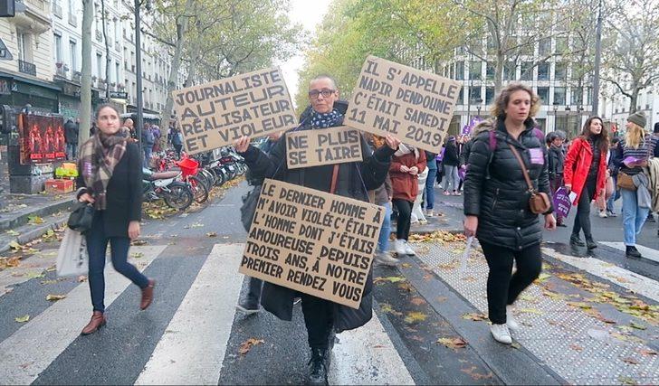 Paris’te binlerce kişi kadına şiddete karşı yürüdü G2