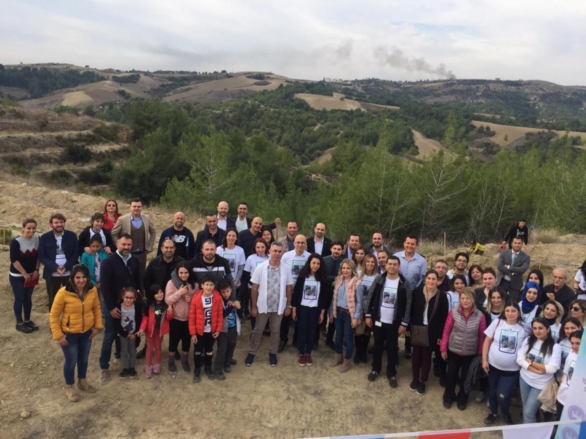 Onkoloji hastaları umudu fidanla yeşertti