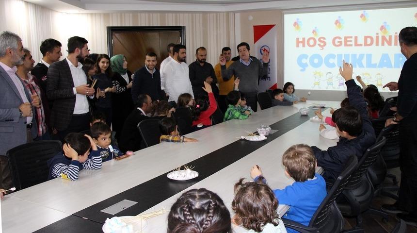 Dicle Elektrik &ccedil;ocukları ağırladı