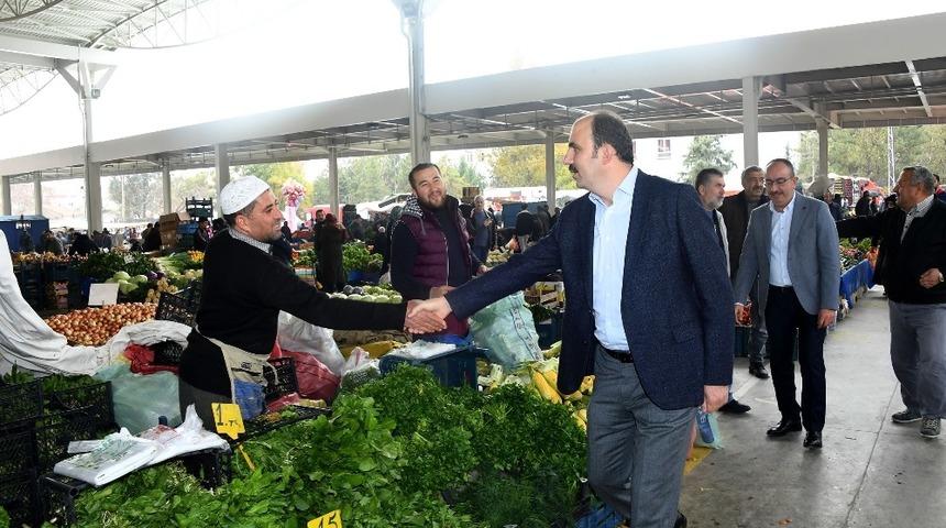 Başkan Kavuş: &ldquo;Amacımız esnafımızın ve vatandaşımızın daha iyi şartlarda alışveriş yapabilmesi&rdquo;
