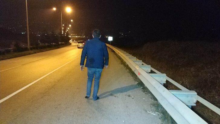 Samsun'da yaralı şahıs kaza yerinden kaçarken yakalanıp hastaneye kaldırıldı G2