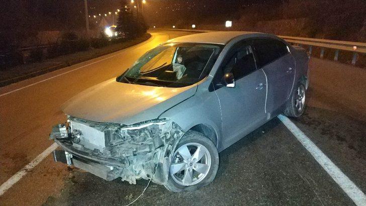 Samsun'da yaralı şahıs kaza yerinden kaçarken yakalanıp hastaneye kaldırıldı G4