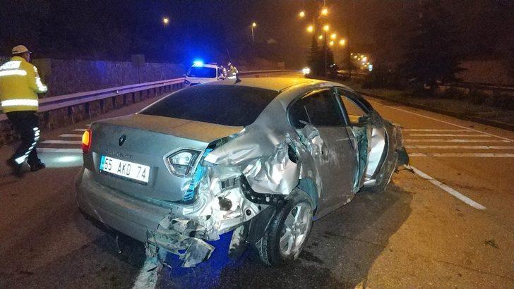 Samsun'da yaralı şahıs kaza yerinden kaçarken yakalanıp hastaneye kaldırıldı G5