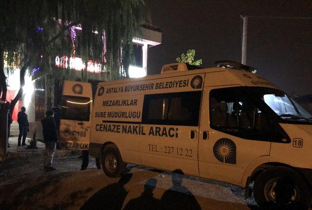 Antalya'da cinayet