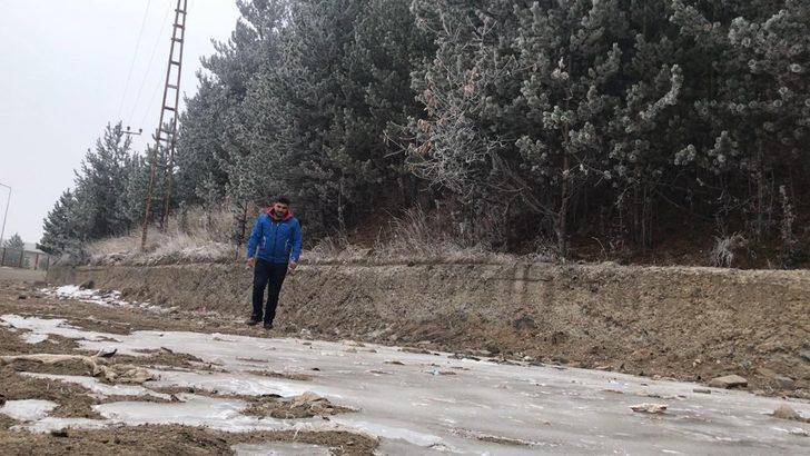 Sarıkamış'ta sıcaklık eksi 10'u gördü! Evlerde sular dondu, ağaçlar buz tuttu G1