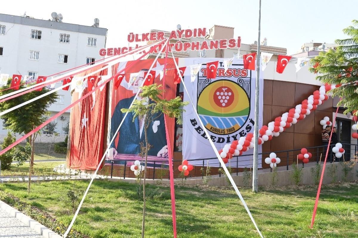 Tarsus&rsquo;ta &Uuml;lker Aydın Gen&ccedil;lik K&uuml;t&uuml;phanesi hizmete a&ccedil;ıldı