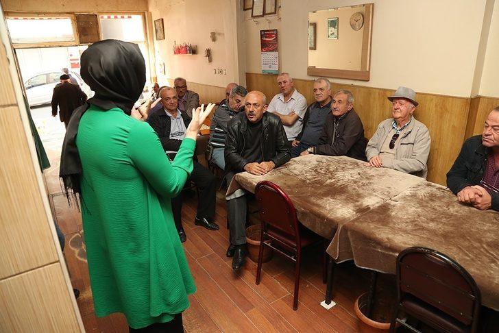 Kadına şiddete karşı kahvehanelerde eğitim G4