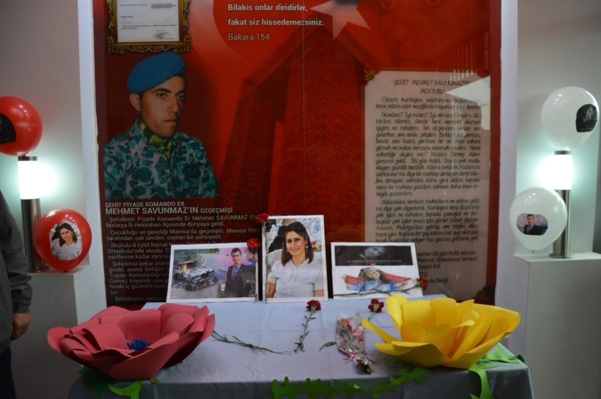 Şehit &ouml;ğretmenler unutulmadı