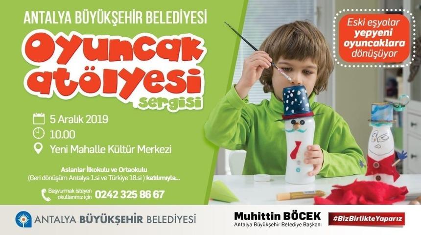 B&uuml;y&uuml;kşehir&rsquo;den oyuncak at&ouml;lyesi sergisi