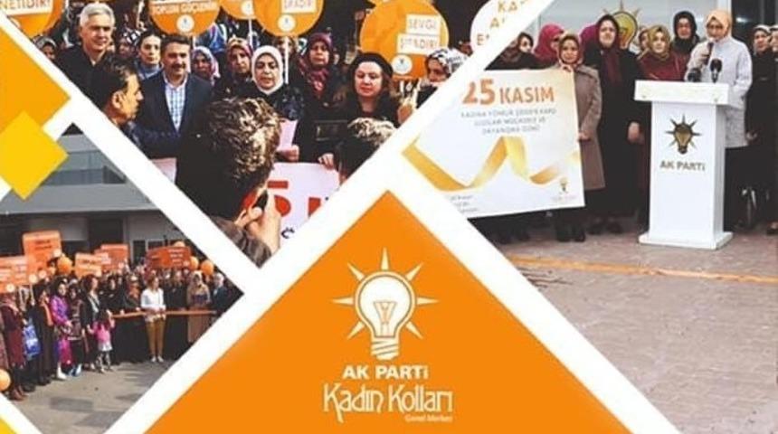AK Parti&rsquo;den 25 Kasım Kadına Y&ouml;nelik Şiddetle M&uuml;cadele etkinliği