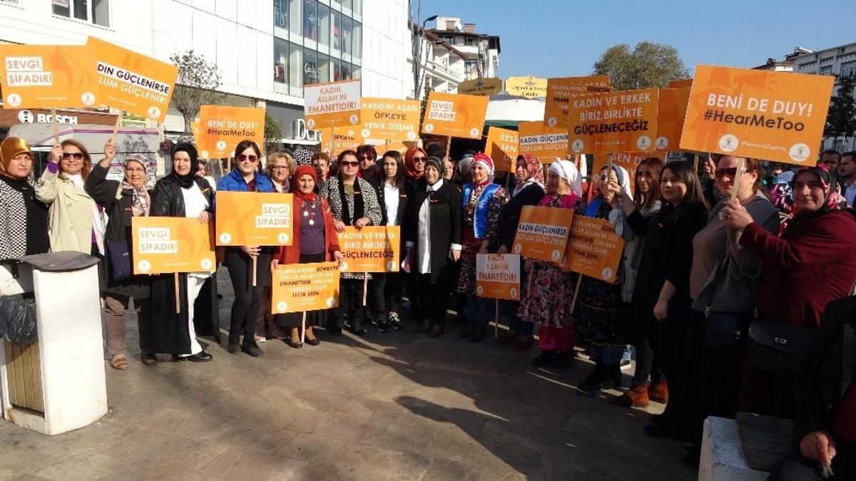 Ordu&rsquo;da kadına şiddete tepki g&ouml;sterildi