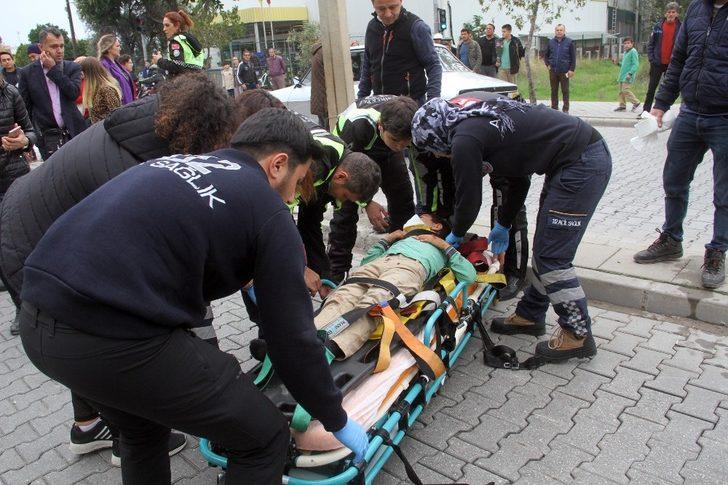 Otomobil yaya geçidinde öğrenciye çarptı G2