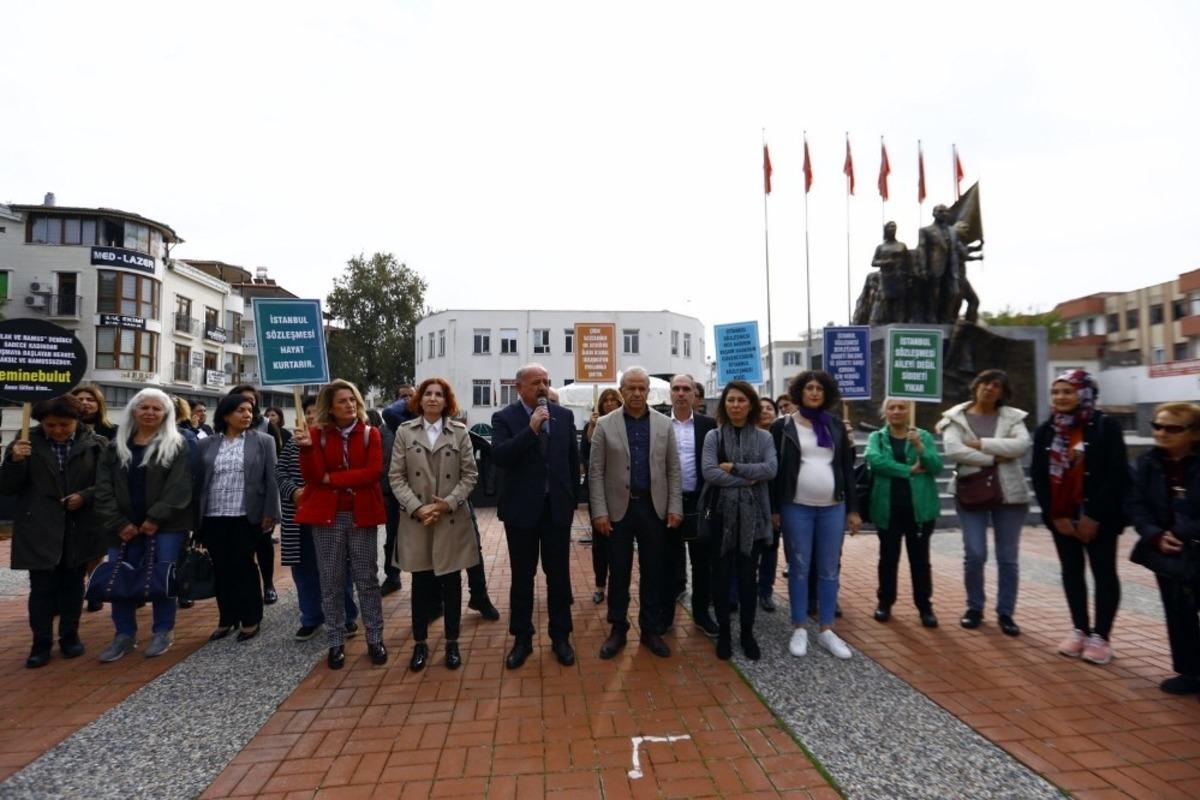 Manavgat&rsquo;ta "Kadına Şiddete Dur" denildi