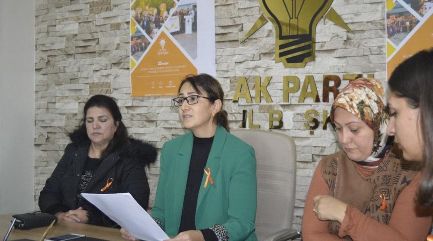 Ağrı&rsquo;da kadınlar, kadına y&ouml;nelik şiddete turuncu &ccedil;izgi &ccedil;ekti