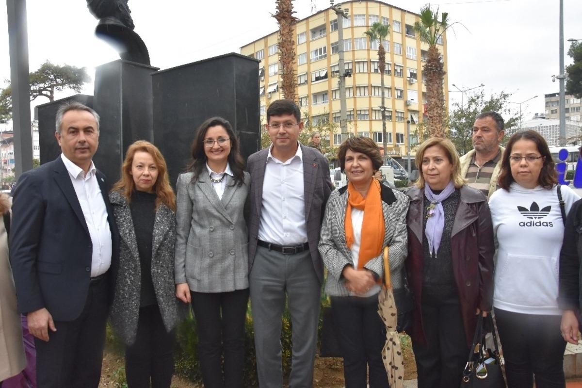 Başkan &Ouml;zcan kadına şiddete dur dedi