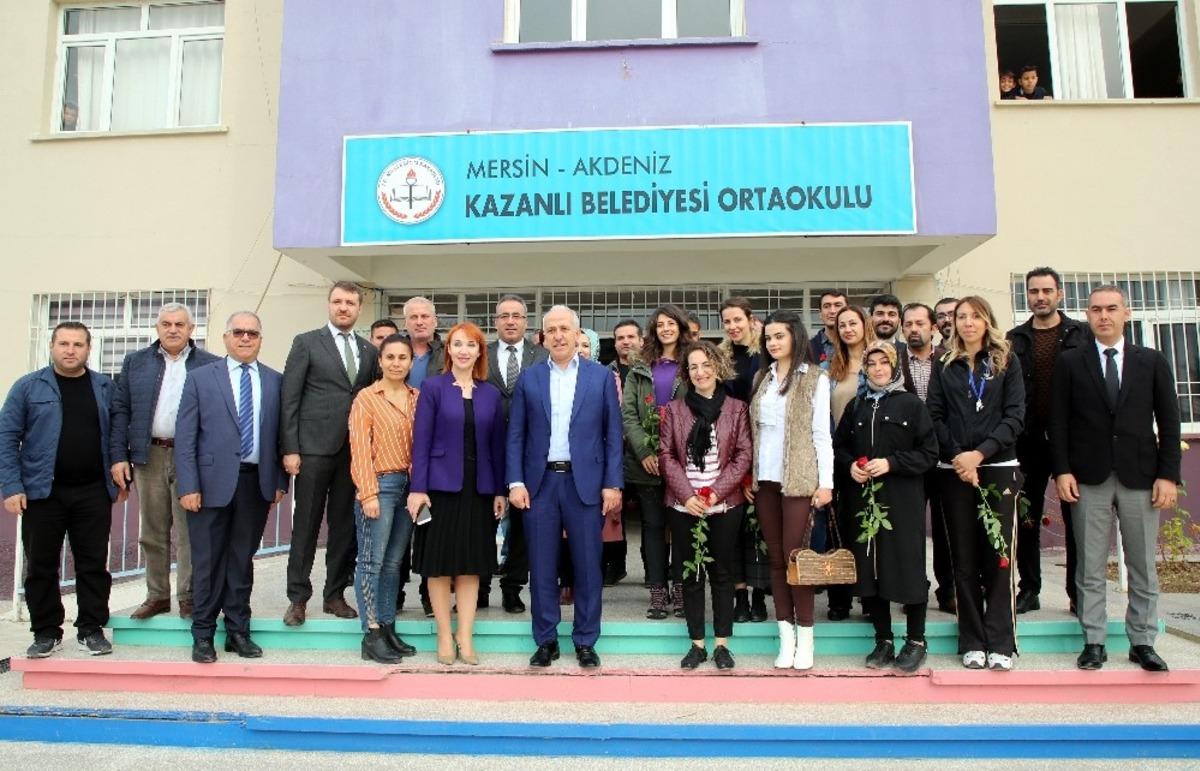 Başkan G&uuml;ltak&rsquo;tan &ouml;ğretmenlere ziyaret