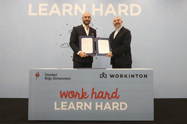 Workinton CEO'su Cihan Seyithanoğlu ve İstanbul Bilgi Üniversitesi Mütevelli Heyet Başkan Yardımcısı Dr. Ecmel Ayral