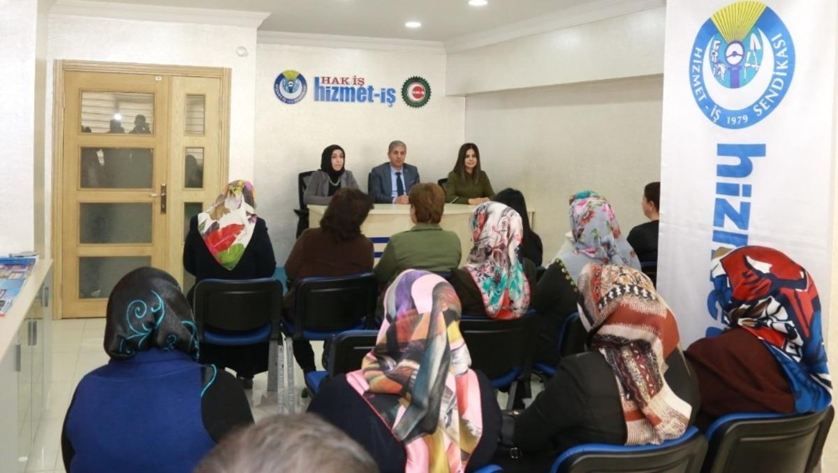 Hizmet-İş&rsquo;ten, d&uuml;nya kadına y&ouml;nelik şiddete karşı  m&uuml;cadele g&uuml;n&uuml; a&ccedil;ıklaması