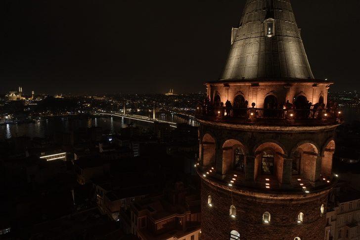 İstanbul "kadına karşı şiddete hayır" demek için turuncuya büründü G3