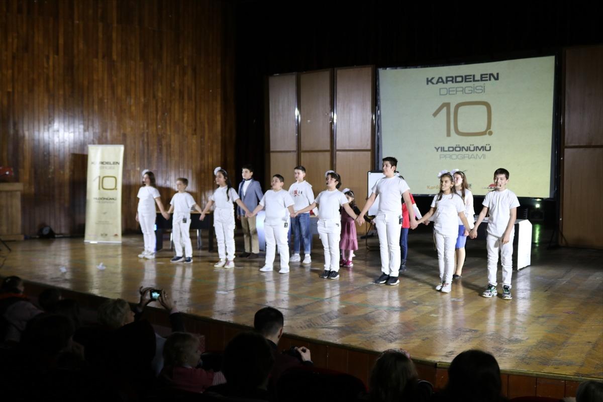 Kuzey Makedonya'daki T&uuml;rk&ccedil;e &ccedil;ocuk dergisi "Kardelen" 10. yılını kutladı