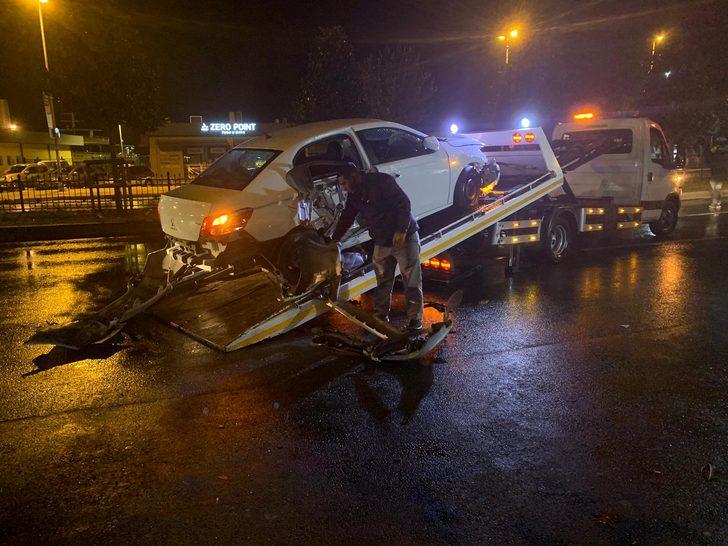 Pendik'te başlayan kovalamaca Kartal'da kazayla bitti G4