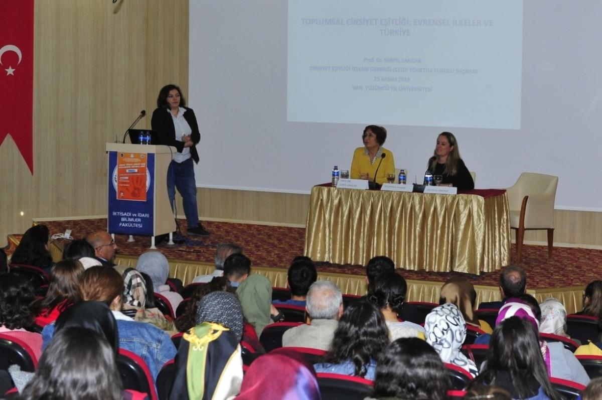 Van YY&Uuml;&rsquo;de &lsquo;Kadına Y&ouml;nelik Şiddet&rsquo; paneli