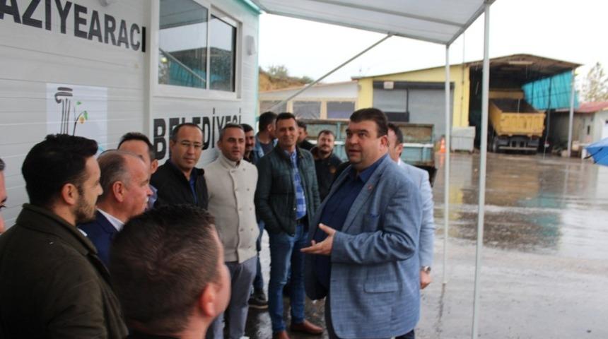 Seferihisar Belediyesine taziye karavanı desteği