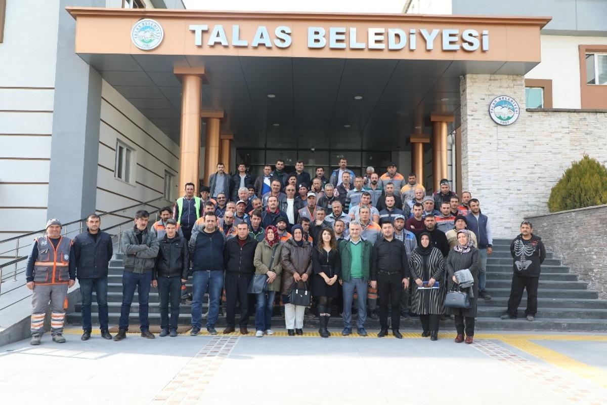 Talas İş G&uuml;venliğine &Ouml;nem Veriyor