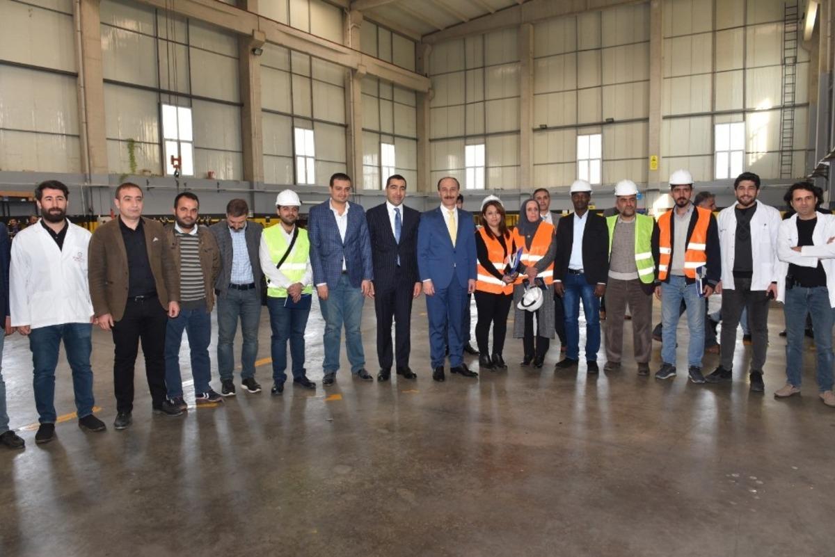 Vali Erin fabrikaları ziyaret etti