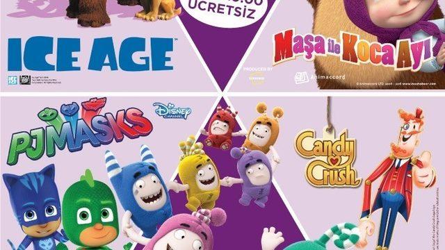 Çocukların en sevdiği kahramanlar 39 Burda AVM’de