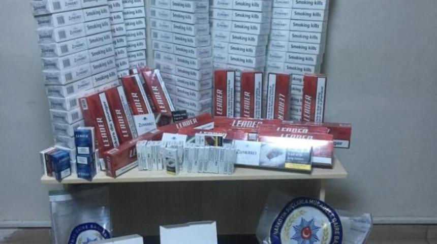 &Ccedil;arşamba&rsquo;da &lsquo;ka&ccedil;ak sigara&rsquo; operasyonu: 1 g&ouml;zaltı