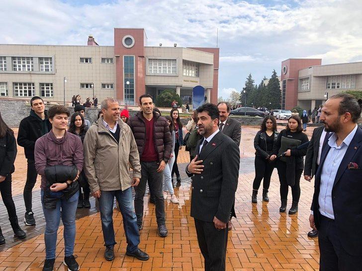 Rektör Aldemir öğrenciler bir araya geldi G2